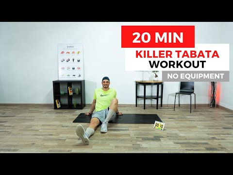 Allenamento TABATA Total Body (Senza Attrezzi) - Livello Estremo 🔴 | Emanuele Mauti