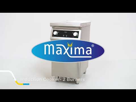 Maxima Gastro Induktionskocher 700 – 2 Brenner – 8500W – mit Untergestell