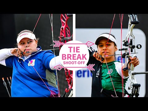 A windy shoot-off for compound women’s bronze in Monterrey | Fivics tiebreak
