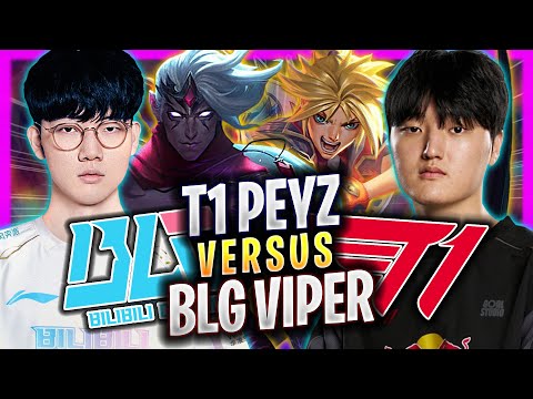 T1 PEYZ vs BLG VIPER! - T1 Peyz Plays Ezreal ADC vs BLG Viper Varus! | Season 2026