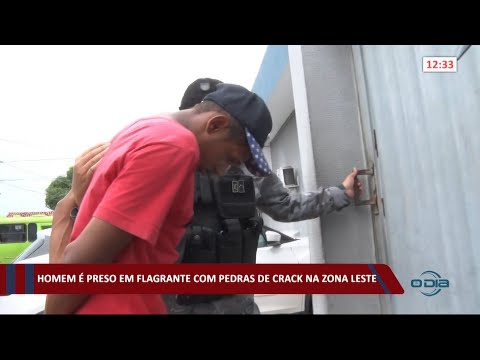 Homem é preso em flagrante com pedras de Crack na zona leste de Teresina 02 03 2021