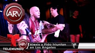 Alexis y Fido triunfan en Los Ángeles | Al Rojo Vivo | Telemundo