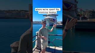 P&O Ventura has reached La Coruña in Spain. The sun is shining and the ship looks great!