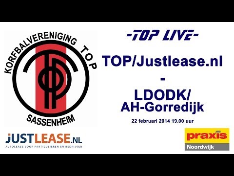 TOP/Justlease.nl 1 tegen LDODK/ AH-Gorredijk 1, zaterdag 22-02-14
