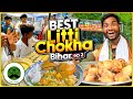 Bihar Ka Best Litti Chokha Sattu Drink Bhunja Veggie Paaji Patna EP 2