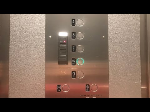 1956 Montgomery? (Mod by Richmond) Hydraulic Elevator at Burnaby City Hall in Burnaby BC