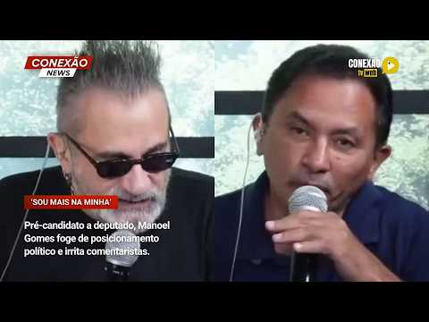 Vídeo: Pré-candidato a deputado, Manoel Gomes foge de posicionamento político e irrita comentaristas.