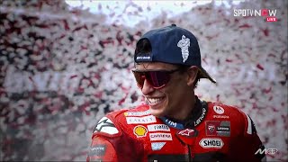 Download lagu Selebrasi Marc Marquez Juara Dunia MotoGP 2025 | MotoGP Jepang mp3