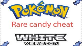 Pokemon White - Rare candy cheat (DeSmuME) (mac)