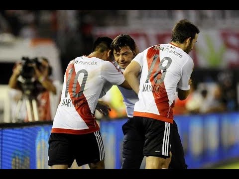 Gol 140 Pity Martínez / River 1-2 Godoy Cruz (1-1)