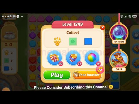 Matchington Mansion Level 1249, Level 1250 &  Level 1251 - iOS/ Android