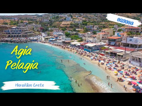 Agia Pelagia Heraklion Crete Greece 4K