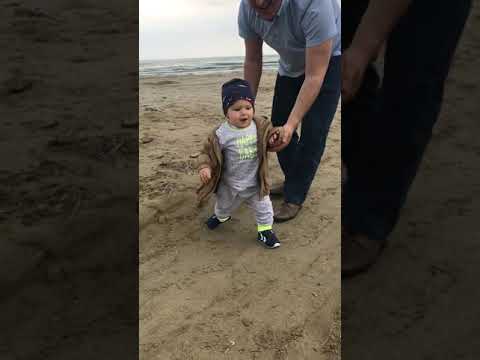 Пляж Римини Италия май 2018