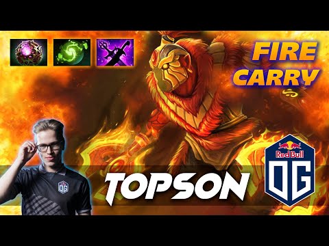 OG.Topson Ember Spirit - FIRE CARRY - Dota 2 Pro Gameplay [Watch & Learn]