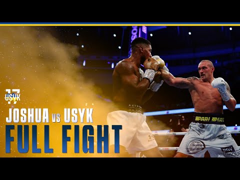 Anthony Joshua vs Oleksandr Usyk 1 FULL FIGHT