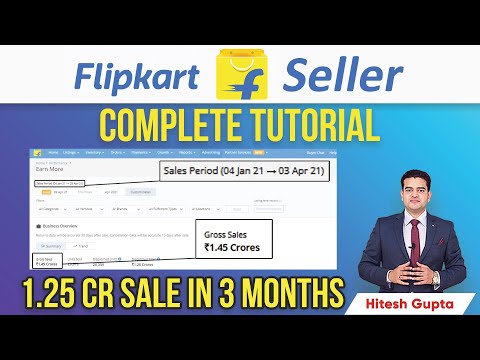 Flipkart Seller Tutorial in Hindi Online Product Selling Business Kaise Kare flipkart Hitesh