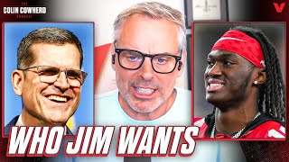 Jim Harbaugh & Chargers pick at #5 is MYSTERY of 2024 NFL Draft | Colin Cowherd Podcast