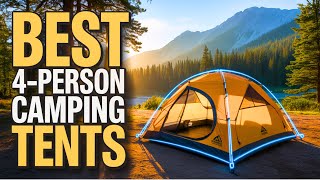 Top 5 Best 4 Person Camping Tents In 2026!⛺🌲 (Ultimate Buyer