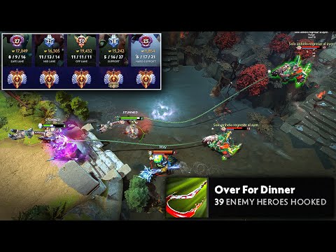 When 5 Masters Queue Into The Hook Master Pudge... | Pudge Official