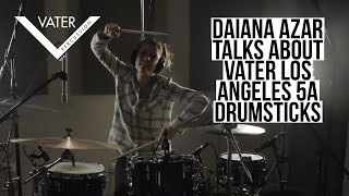 Video thumbnail for Daiana Azar - Vater Los Angeles 5A Drumsticks by Vater Drumsticks