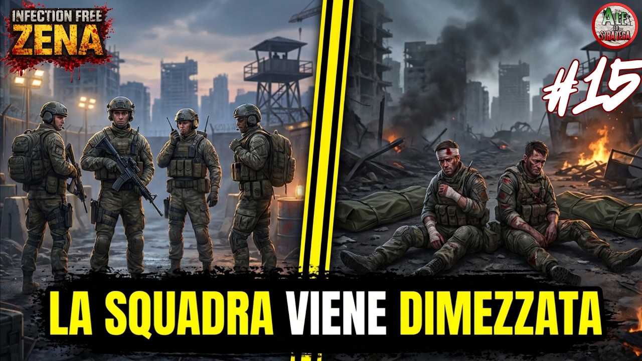 UNA SQUADRA VIENE DIMEZZATA || INFECTION FREE ZENA || RUN 1 #15