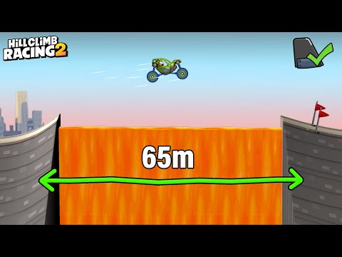 Cars VS Giant Lava Pit #2 (JUMP TEST) - Hill Climb Racing 2