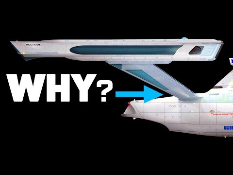 Why Have Angled Nacelle Struts? (Enterprise Refit)
