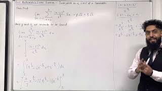 Pure Maths EQ - Integration as a Limit of a Summation