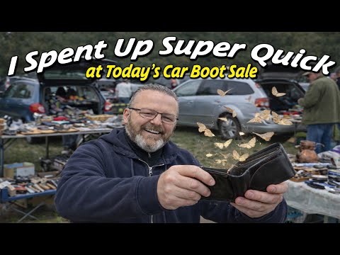 I spent up super quickly at today's Car Boot Sale