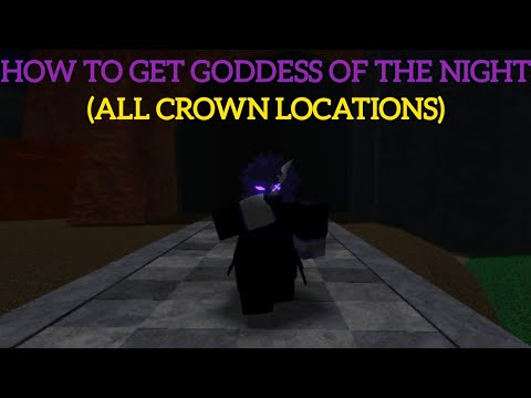 How to Get Goddess of the Night Badge + All Crown Locations | Original TDS RP