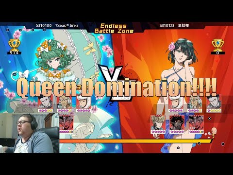 THE GODDESS [EVEKURA] VS 7 seas Jinki! Total RMG Domination!!! || One Punch Man The Strongest