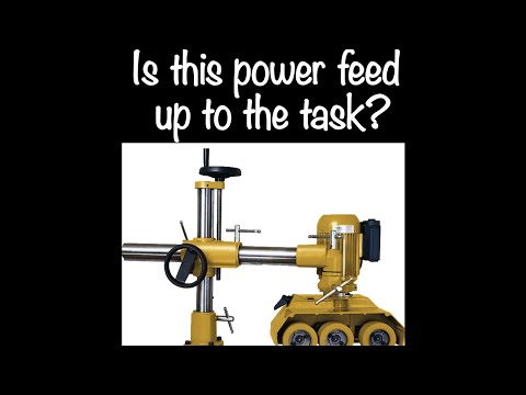 Powermatic PF31 power feeder on table saw review