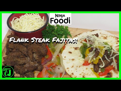 Flank Steak Fajitas Recipe done in 7 Minutes! | Ninja...