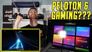 PELOTON and GAMING || Peloton LaneBreak Gaming Mood || GAMING ON YOUR PELOTON