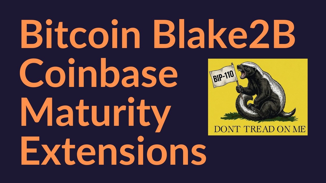 Bitcoin Blake2B Coinbase Maturity Extensions