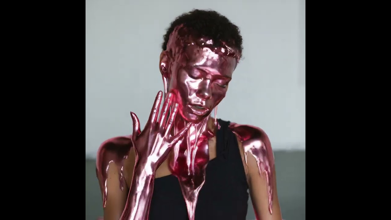 AI-Generated Beauty Shot — Elegant Female Model in Studio Light