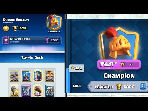Early season push, 6000+ trophies! Icebow gameplays - Clash Royale