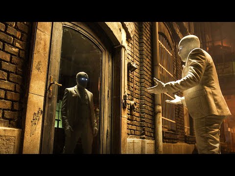 Mr. Knight Suit up and superhero landing Moon Knight Episode 2 Disney+