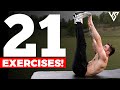 21 Different Ab Exercises You Can Do From Home (BODYWEIGHT ONLY!)