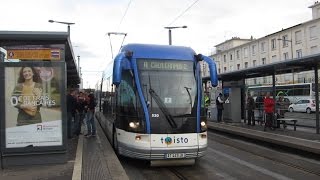 preview picture of video '[Caen] Croisement de tramway Twisto - Gare SNCF'