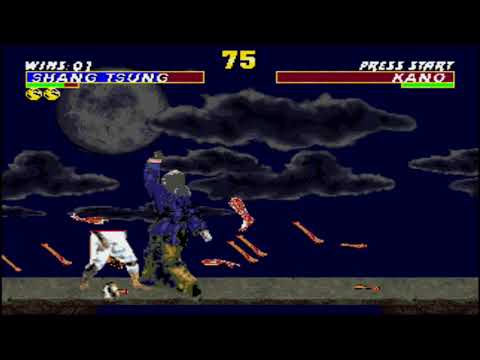 Ultimate Mortal Kombat Trilogy (Genesis) - Shang Tsung MKI - Hardest - No Continues.