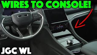 How To - Wires to Center Console - Jeep Grand Cherokee L WL 2022