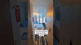 Balcony Cabin 5310 aboard Carnival Jubilee #cruise #carnival #balcony