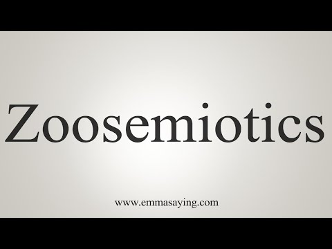 How To Say Zoosemiotics