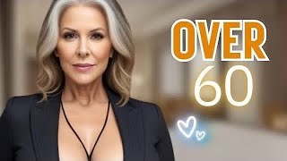 Natural Older Woman Over 60 Attractively Dressed Classy | Natural Older Ladies Over 60