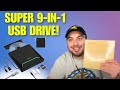 Super 9 In 1 USB CD DVD Drive Review All In One External Drive For Tech Enthusiasts
