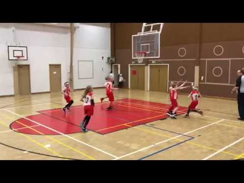 28.4.2019, koripallomikrojen finaali HoNsU Red - HoNsU White