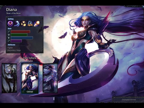 Dark Valkyrie Diana Skin Spotlight Gameplay 1080p HD