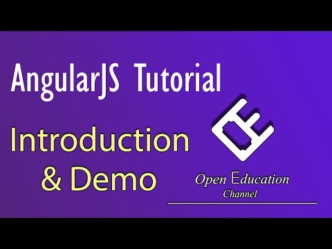 AngularJS Tutorial - 1 Introduction and setup