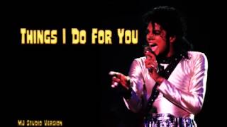 Michael Jackson- Things I Do For You- Studio Version- Bad Tour- Yokohama